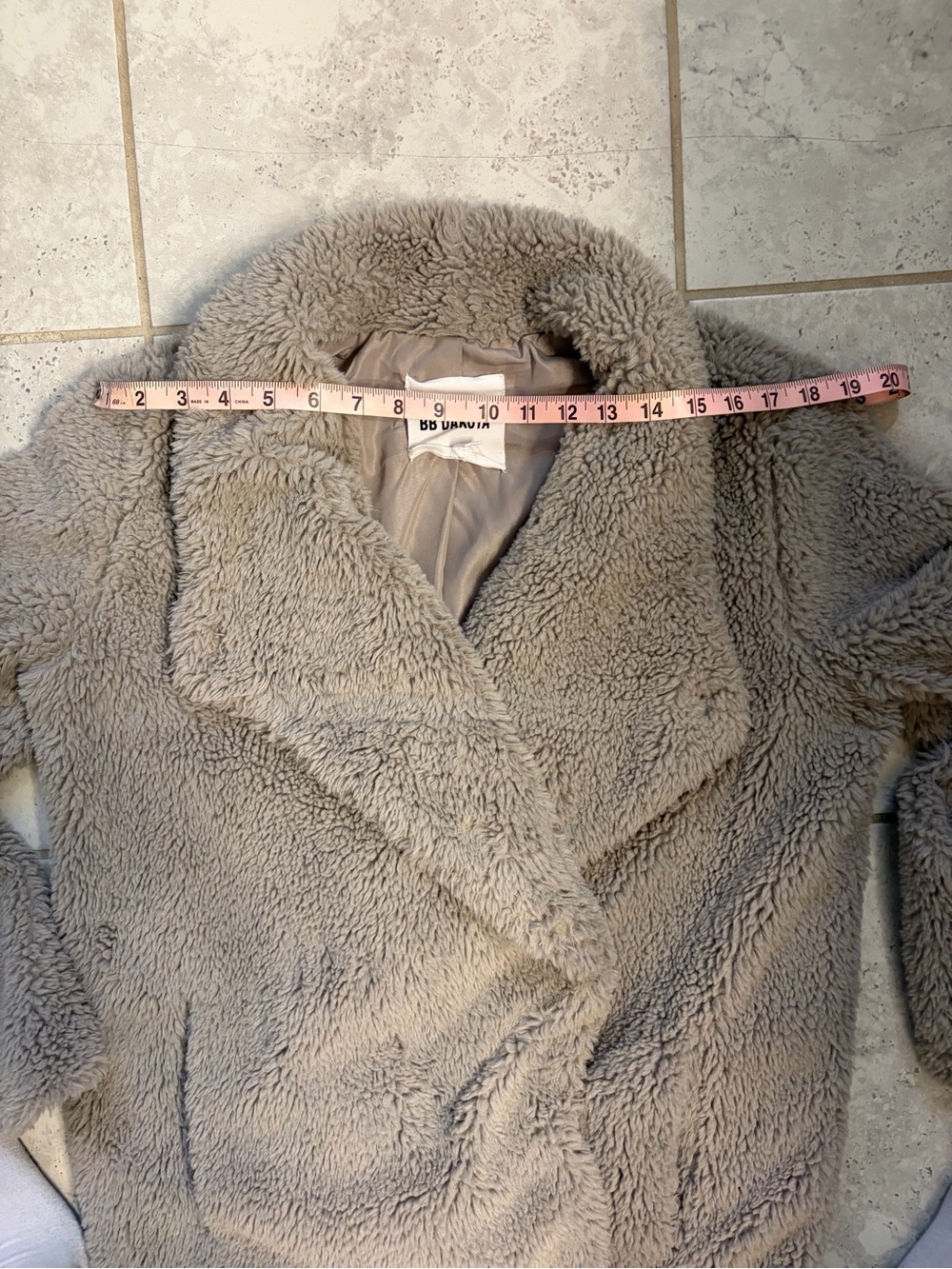 ✨BB Dakota | Daylin Open-Front Teddy Bear Coatigan | Sz S - Picture 16 of 16